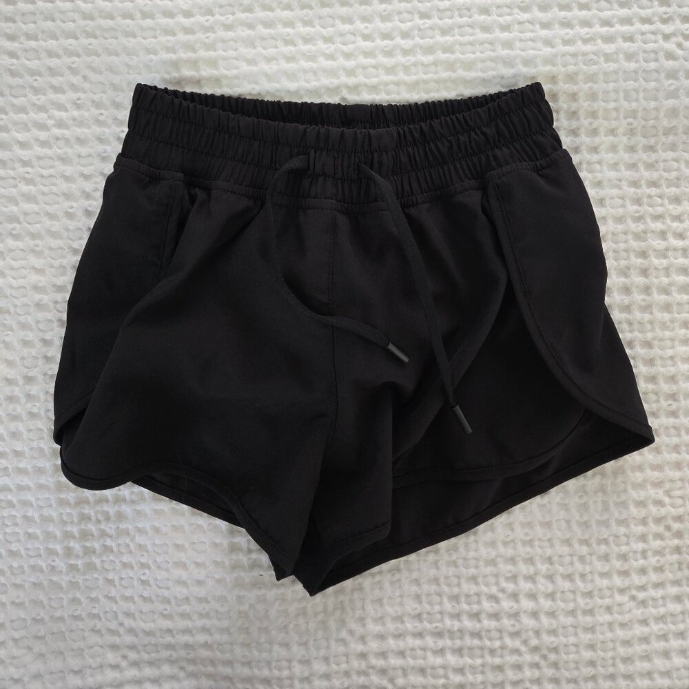 🖤 90 Degrees Girls Black Running Shorts | Size XS (6) | Excellent Condiiton